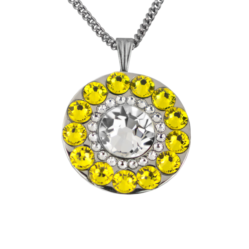 Women's Magnetic Golf Ball Marker Necklace Gold